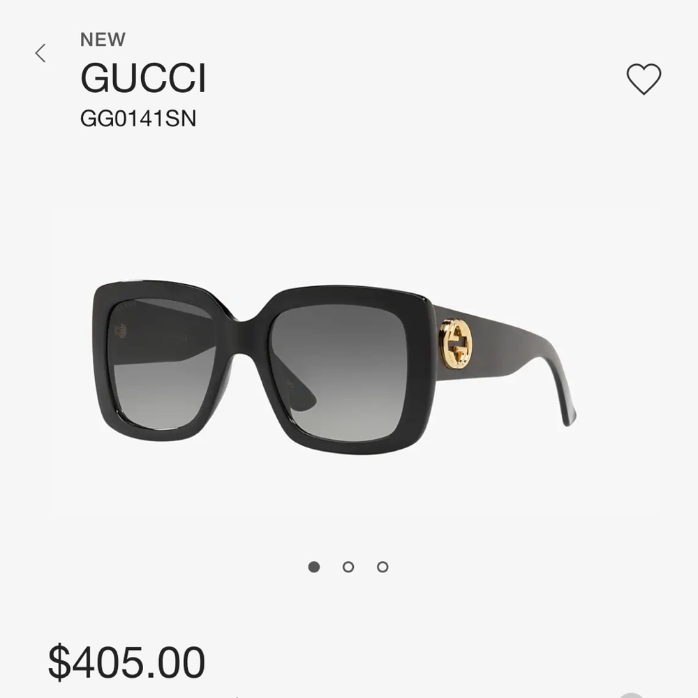 GUCCI Oversized Square Sunglasses